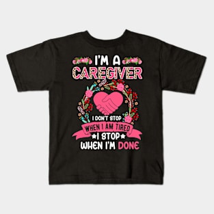 Awesome Caregiver Kids T-Shirt